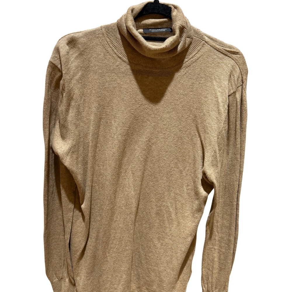 Scotch & Soda Men's Beige Turtleneck Sweater
